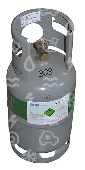 chladivo R452A - 11 kg + VRATNÁ láhev 32 60-10-452A samostatná položka